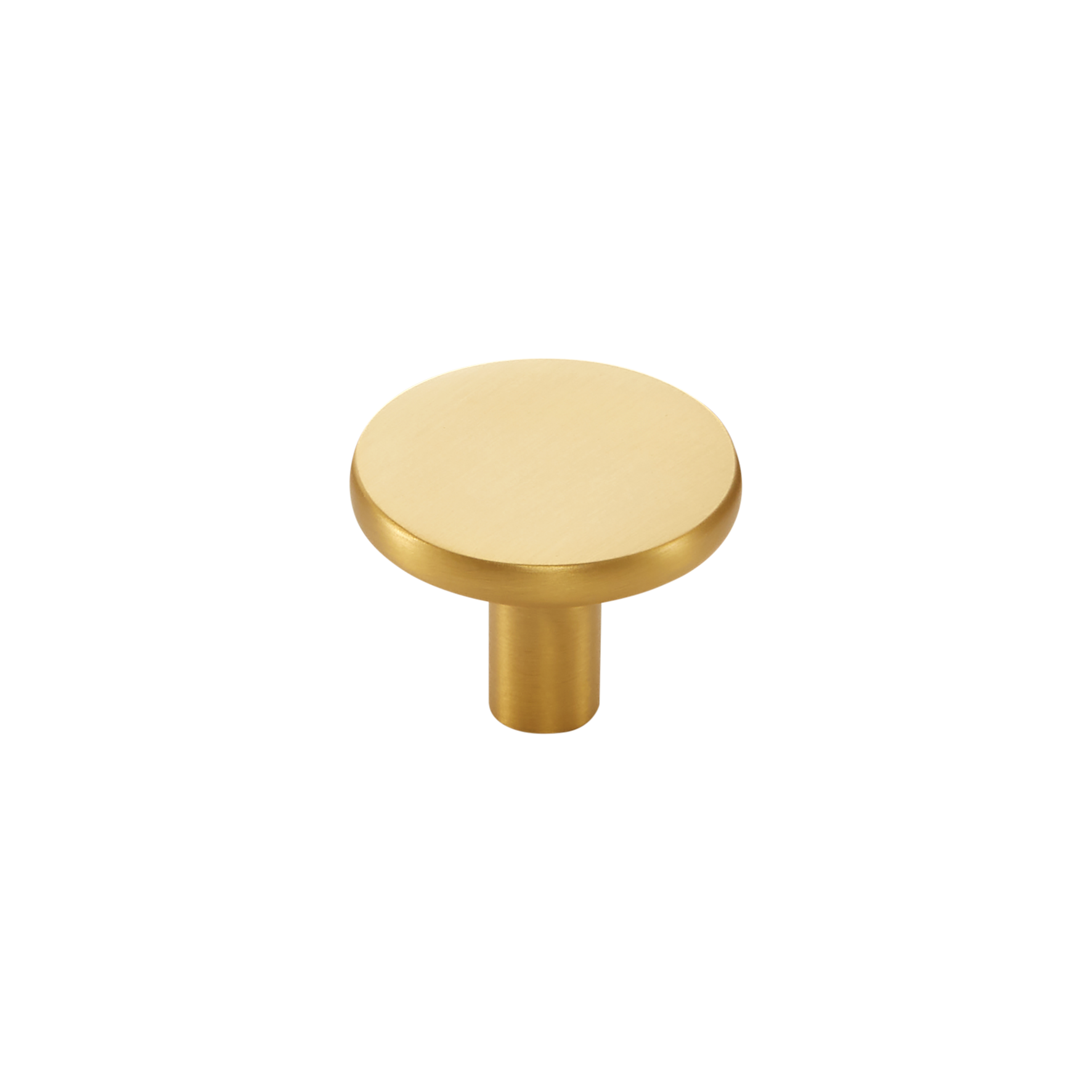 Momo Vena Round Knob 35mm in Brushed Satin Brass