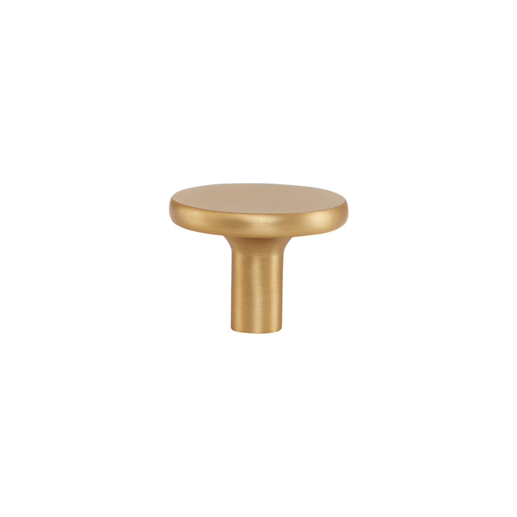 Momo Vena Round Knob 35mm in Brushed Satin Brass (1)