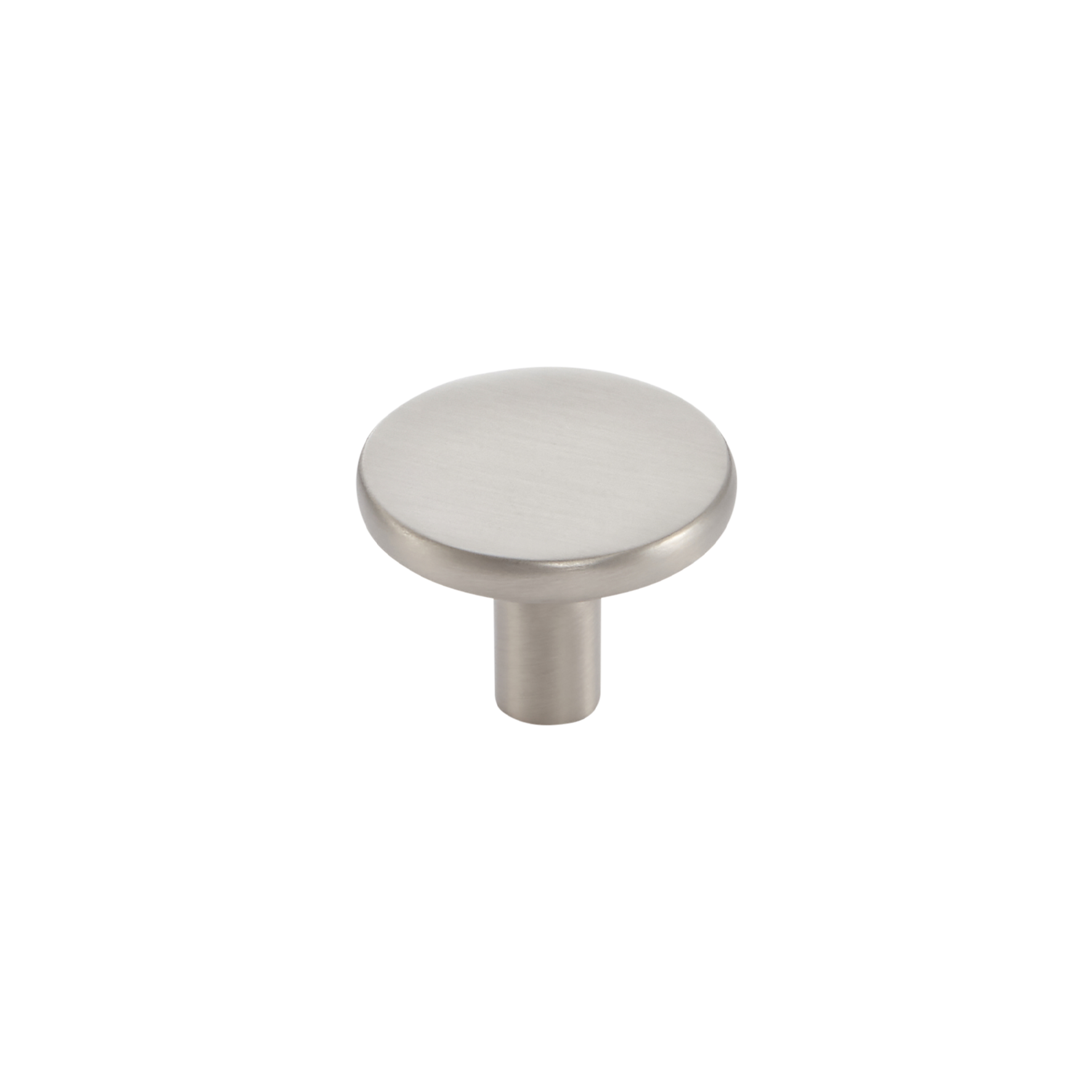 Momo Vena Round Knob 35mm in Dull Brushed Nickel