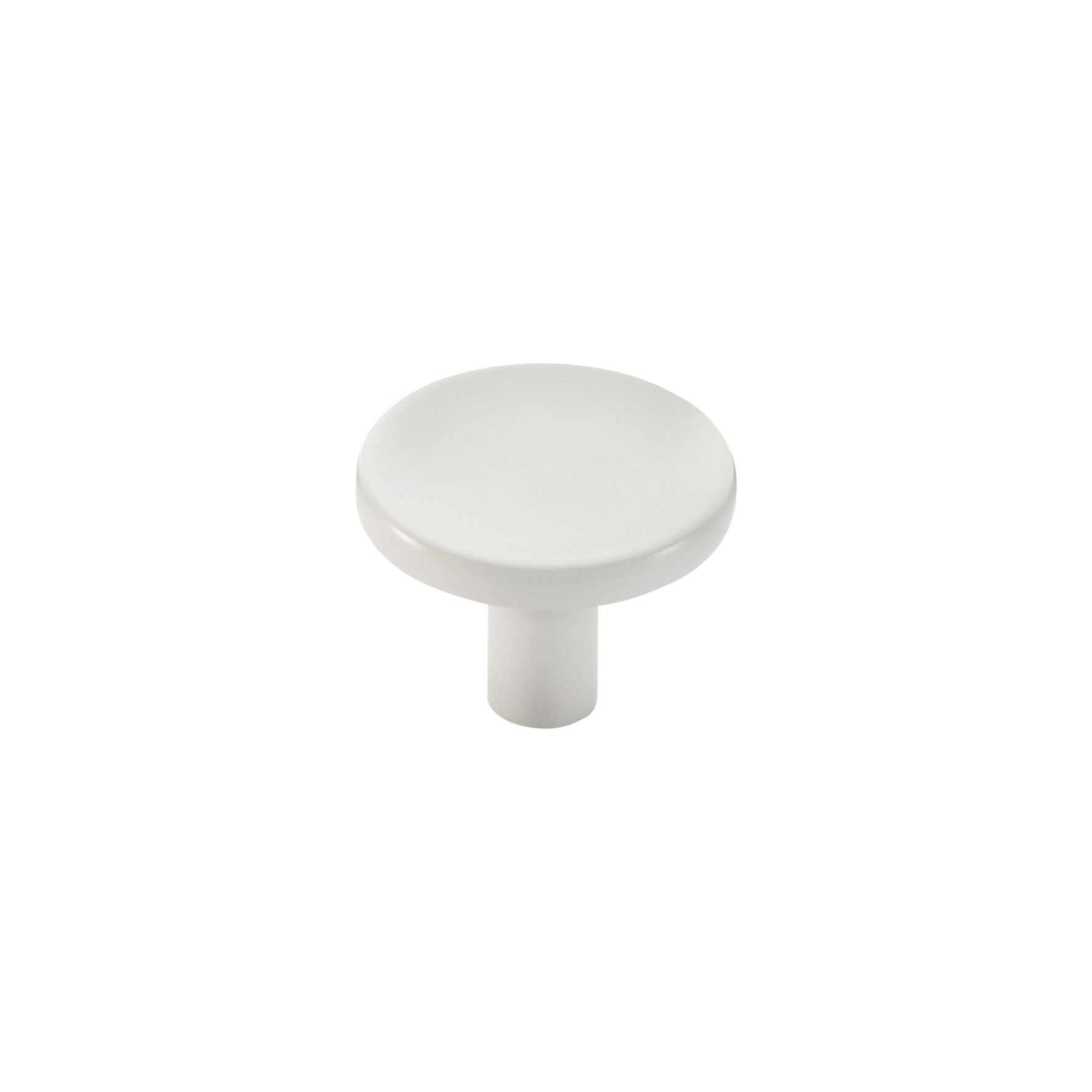 Momo Vena Round Knob 35mm in Matt White