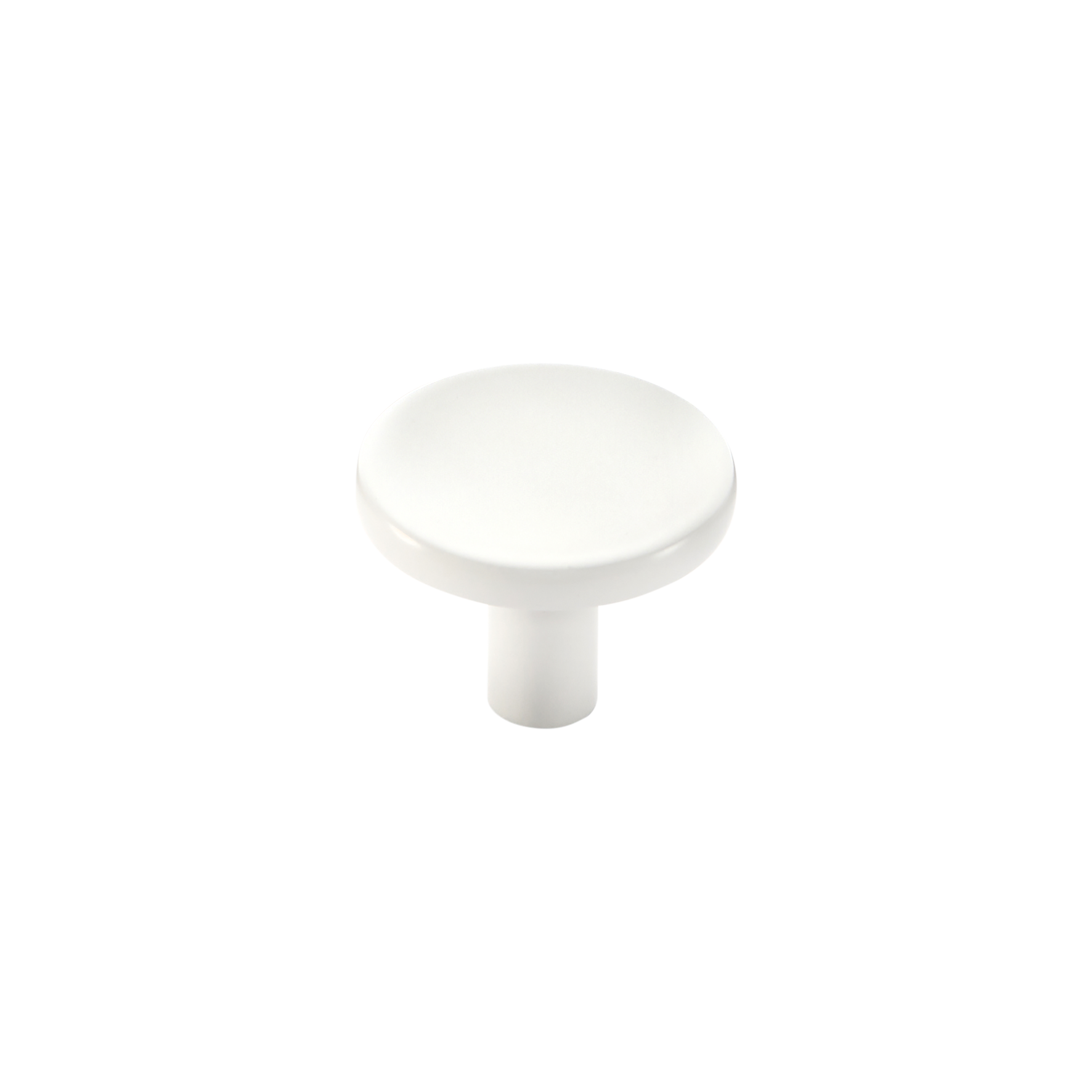 Momo Vena Round Knob 35mm in Matt White