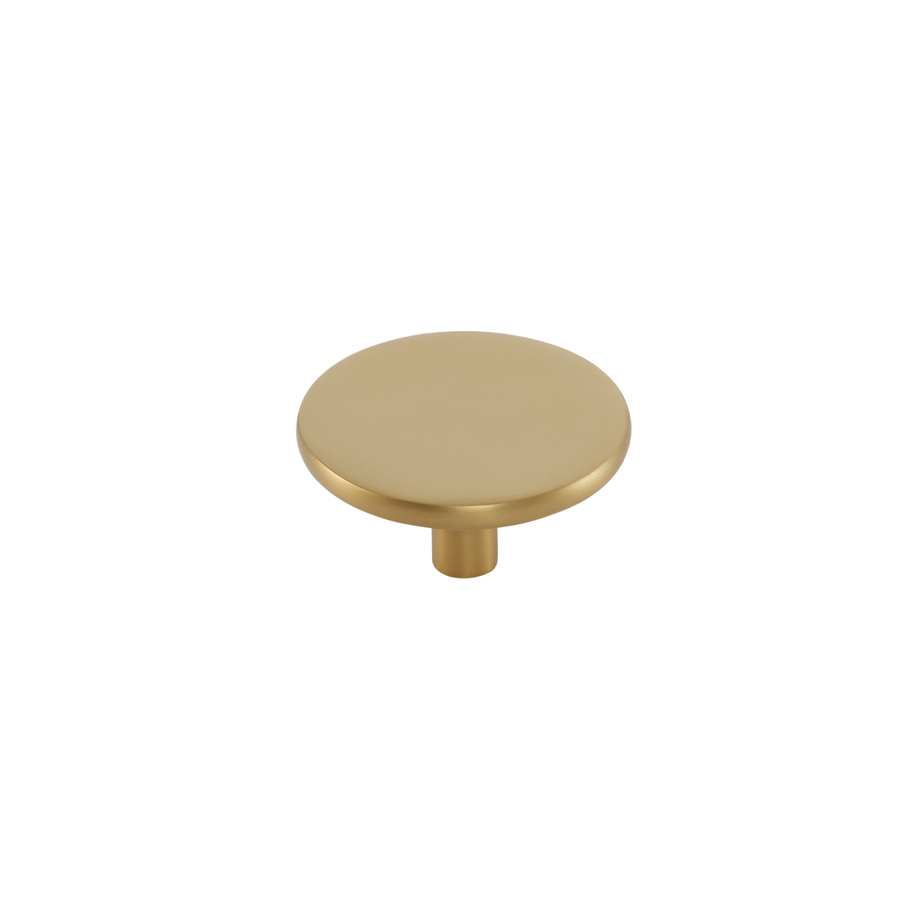 Momo Vena Round Knob 50mm in Brushed Satin Brass