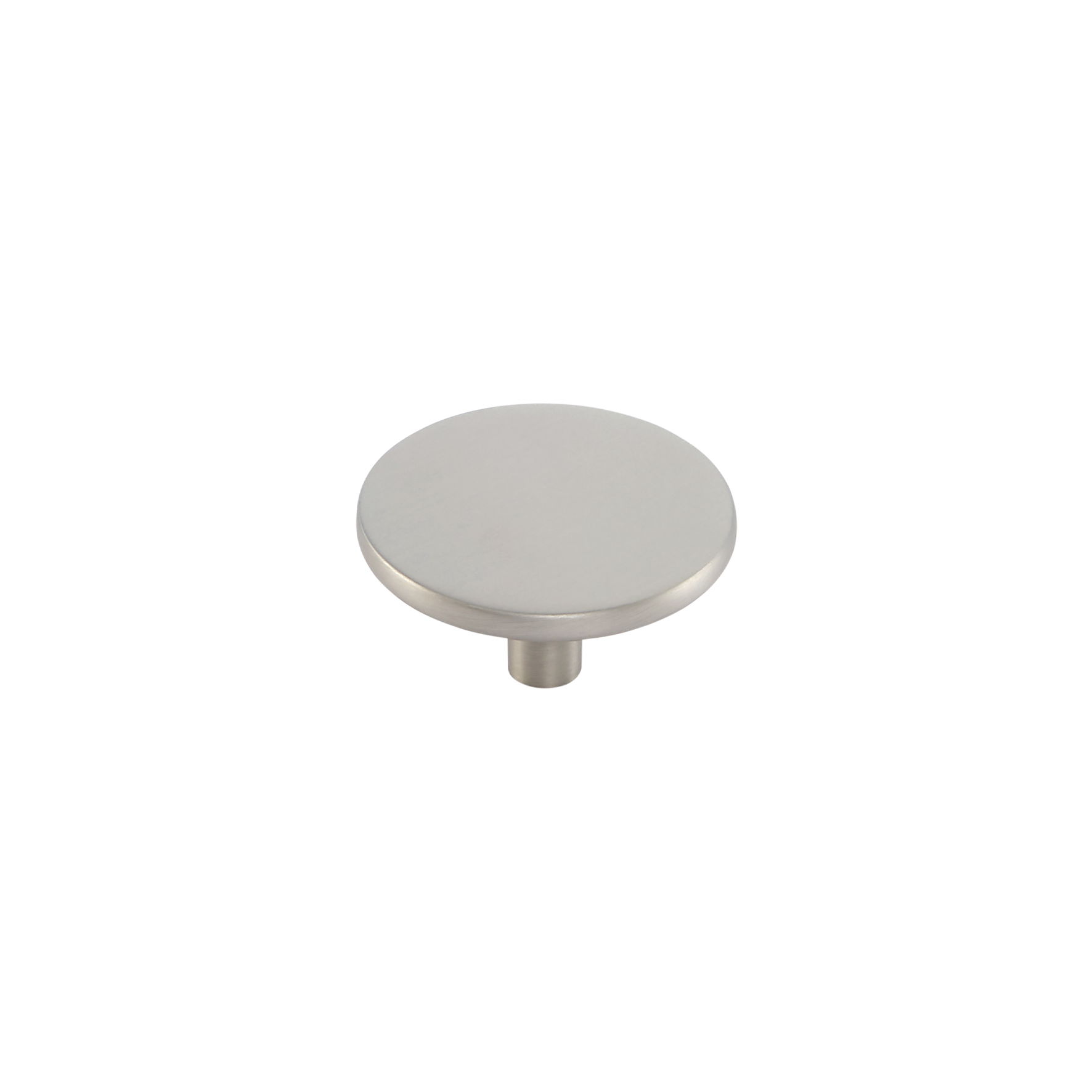 Momo Vena Round Knob 50mm in Dull Brushed Nickel