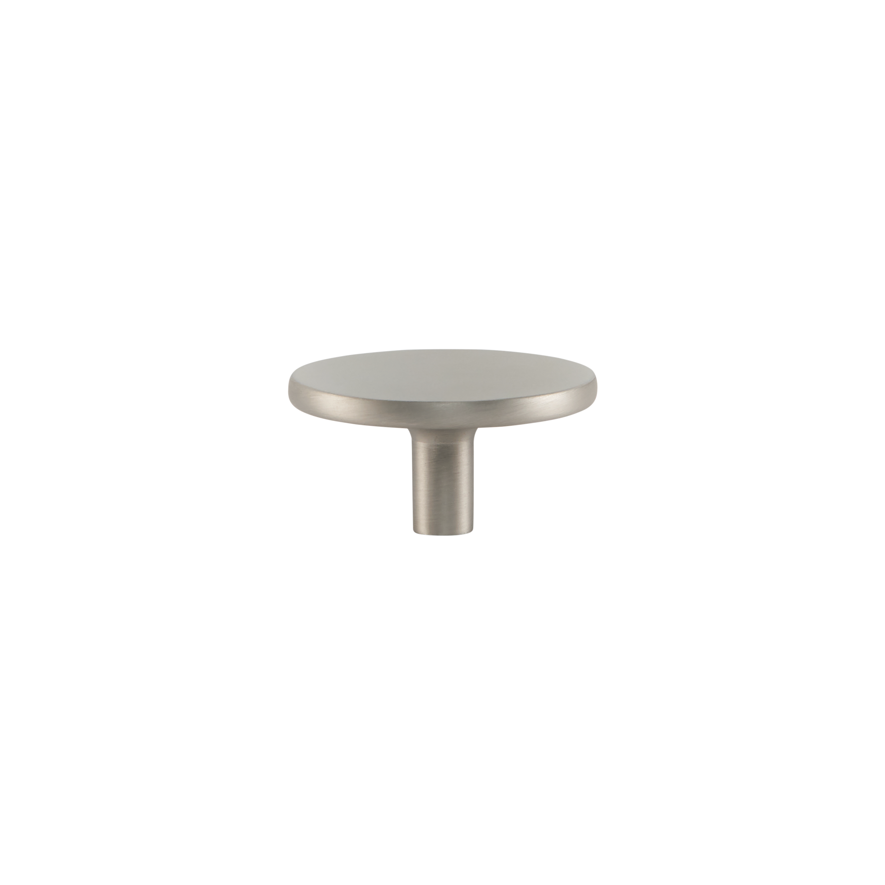 Momo Vena Round Knob 50mm in Dull Brushed Nickel (1)