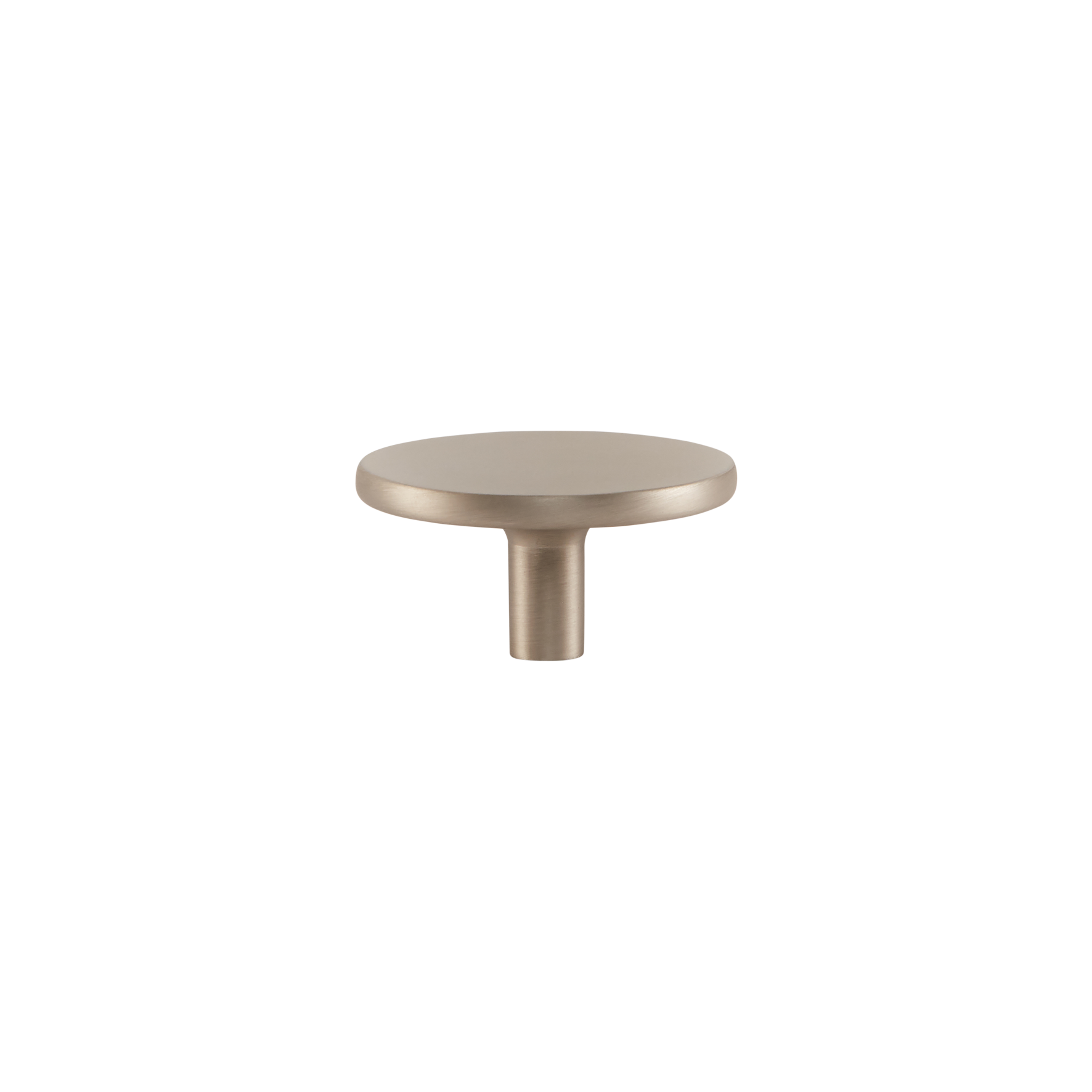Momo Vena Round Knob 50mm in Dull Brushed Nickel (1)